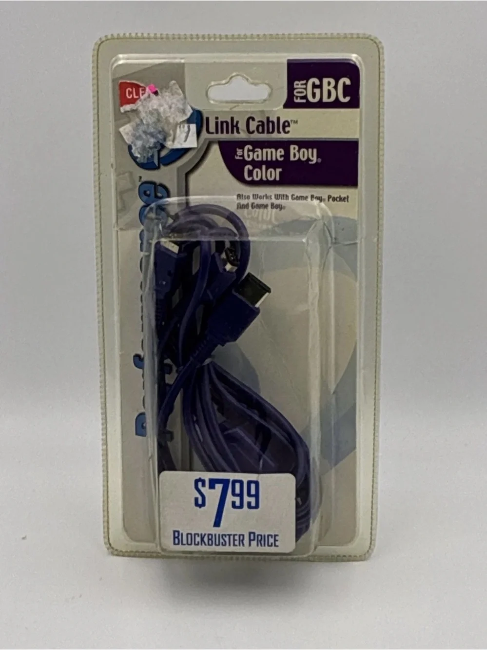 Purple Link Cable for Game Boy Color - Packaged Multiplayer Cable